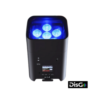 DisGo LED Uplight Draadloos 6x18W RGBWAUV